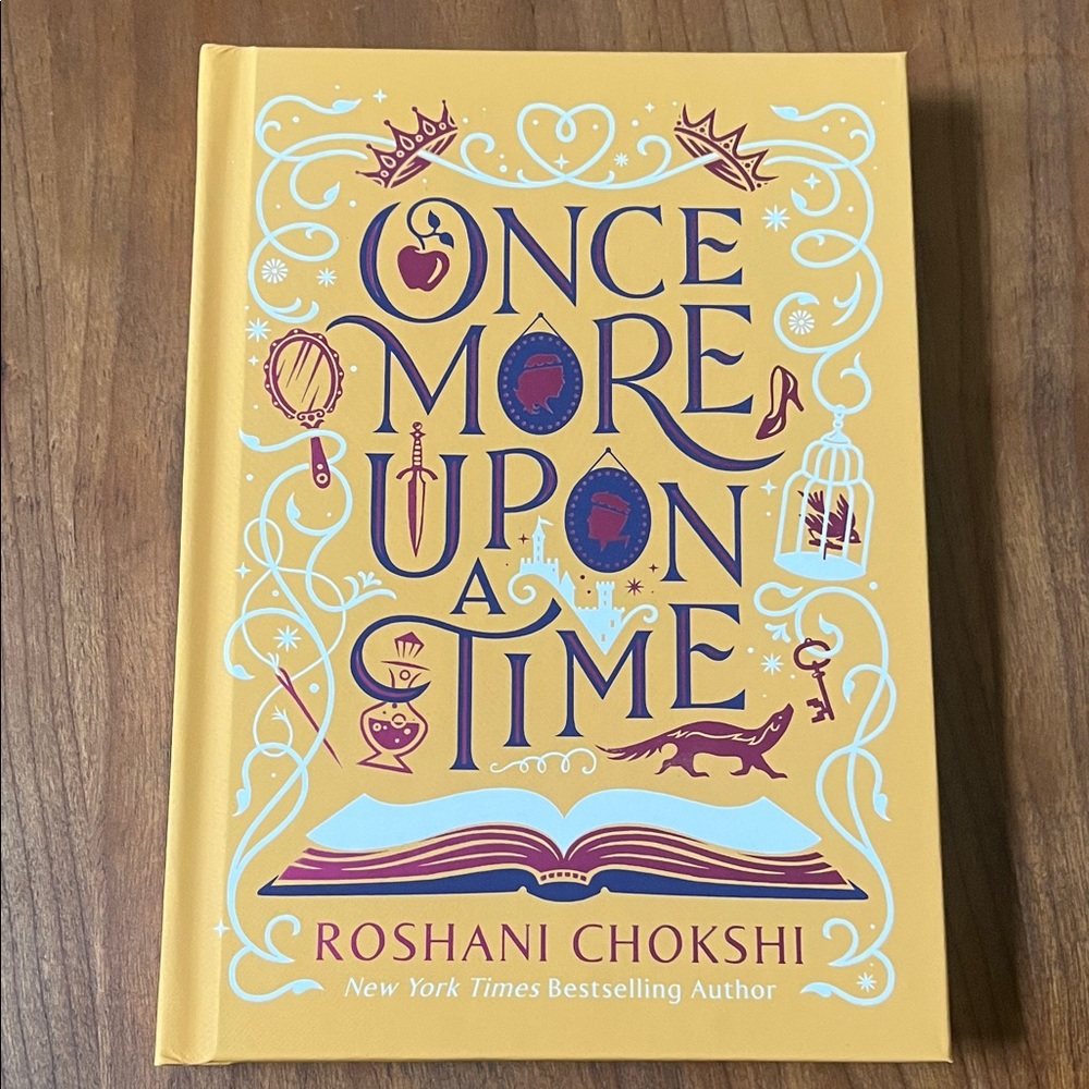 Once More Upon a Time by Roshani Chokshi - Yellow Hardcover